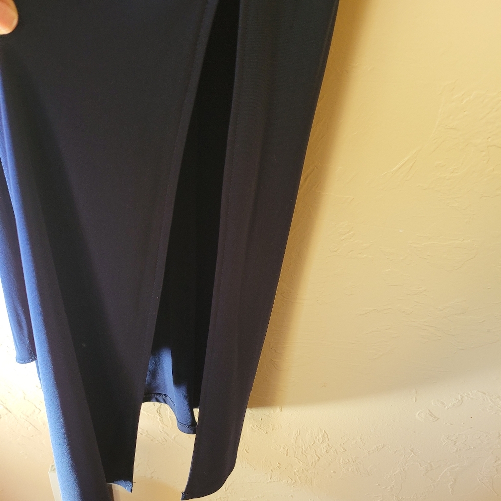 Alex Evening Petite Gown Navy Sz 12P NWT - Picture 7 of 11